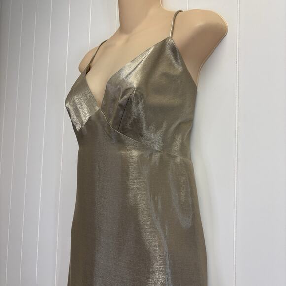 Vintage Loralie Baby Doll Y2K Maxi Slip Dress Size 10 Glam Wedding Timeless - Picture 8 of 10